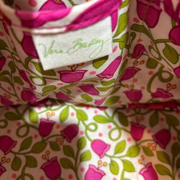 💗Vera Bradley Floral Shoulder Bag Purse Tote Hobo - Picture 6 of 12